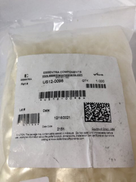 Essentra Components US12-0098 Circuit Board Support Dual Locking Qty 1000 White