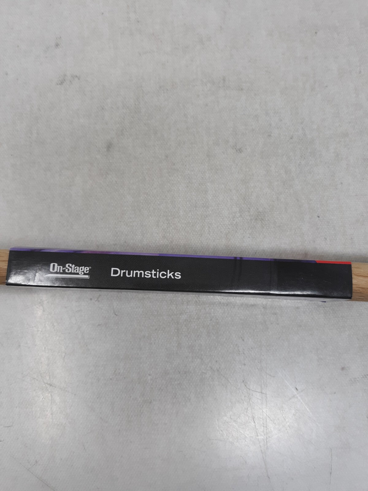 On-Stage Hickory 5A Wood Tip Drum Sticks 1 Pair Play with Lightning Speed