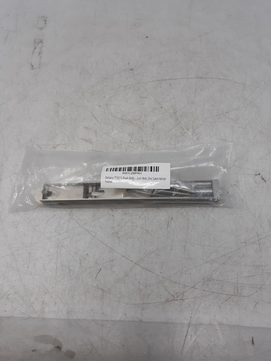 Deltana 7FBZ15 Flush Bolt 7" Zinc Satin Nickel with Screws