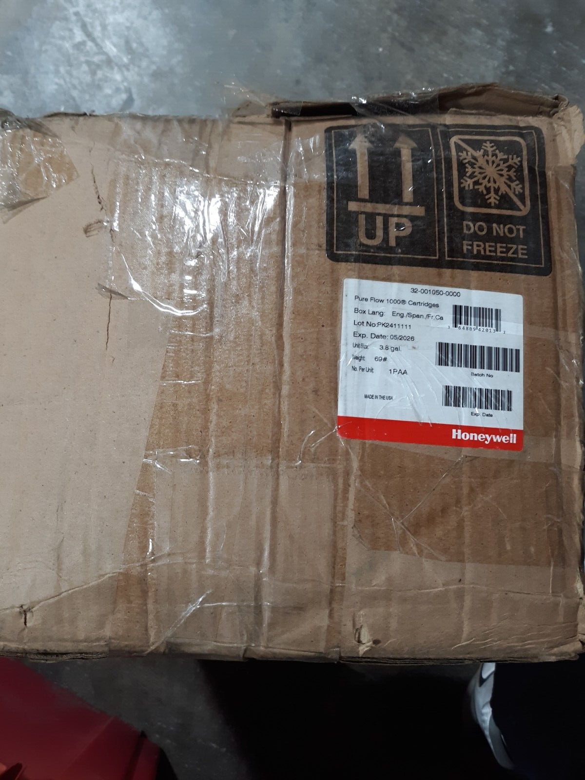 Honeywell Fendall Pure Flow 1000 Eyesaline Solution Cartridges (Lot of 2) – Seal