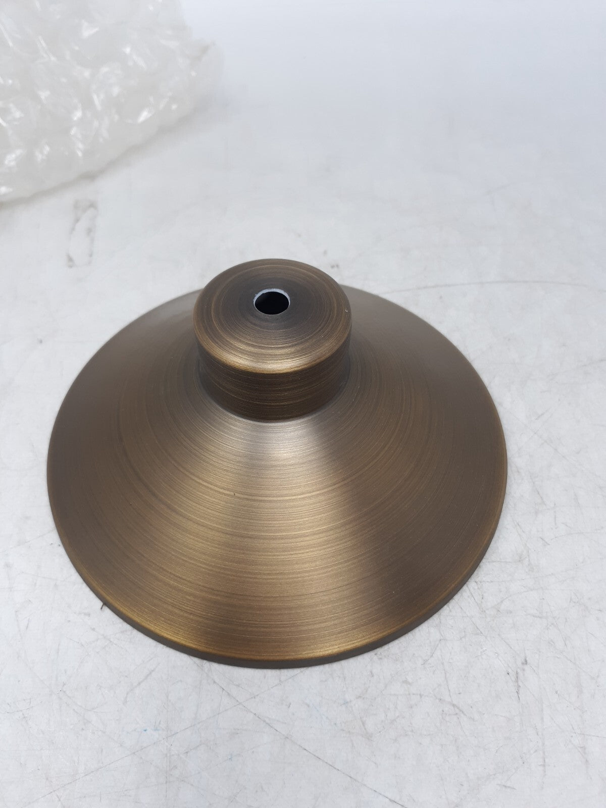 7" Volt Solid Brass China Hat for Lamp (Hat Only)
