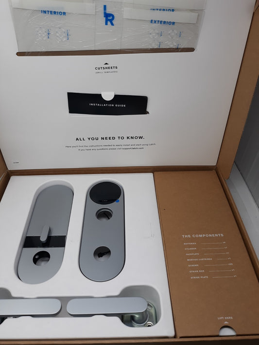 Latch M Series Gen 2 Smart Mortise Lock M2LS1LL Silver Right Handed