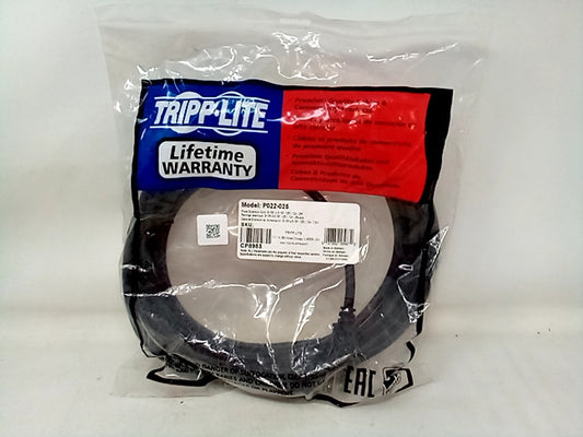 Tripp Lite Model P022-025 25 Ft. Power Extension Cord, NEMA 5-15P to NEMA 5-15R