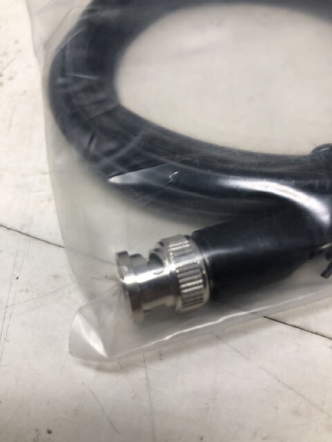 Northern CBL6BNC 6ft Video Coax Cable BNC Male to Male Black Lot of 6