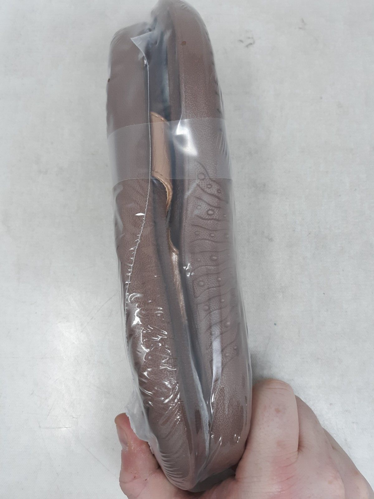 Jiajiale Women's Orthotic Arch Support Flip Flop Sandals Khaki Brown Size 8.5