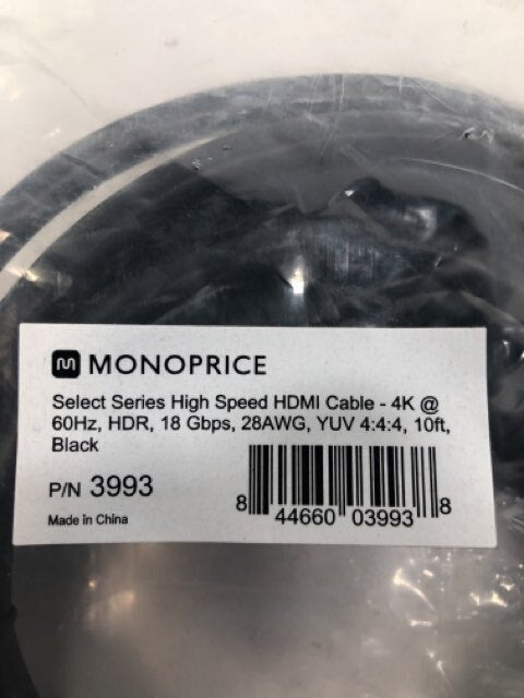 MONOPRICE - Select Series High Speed HDMI Cable
