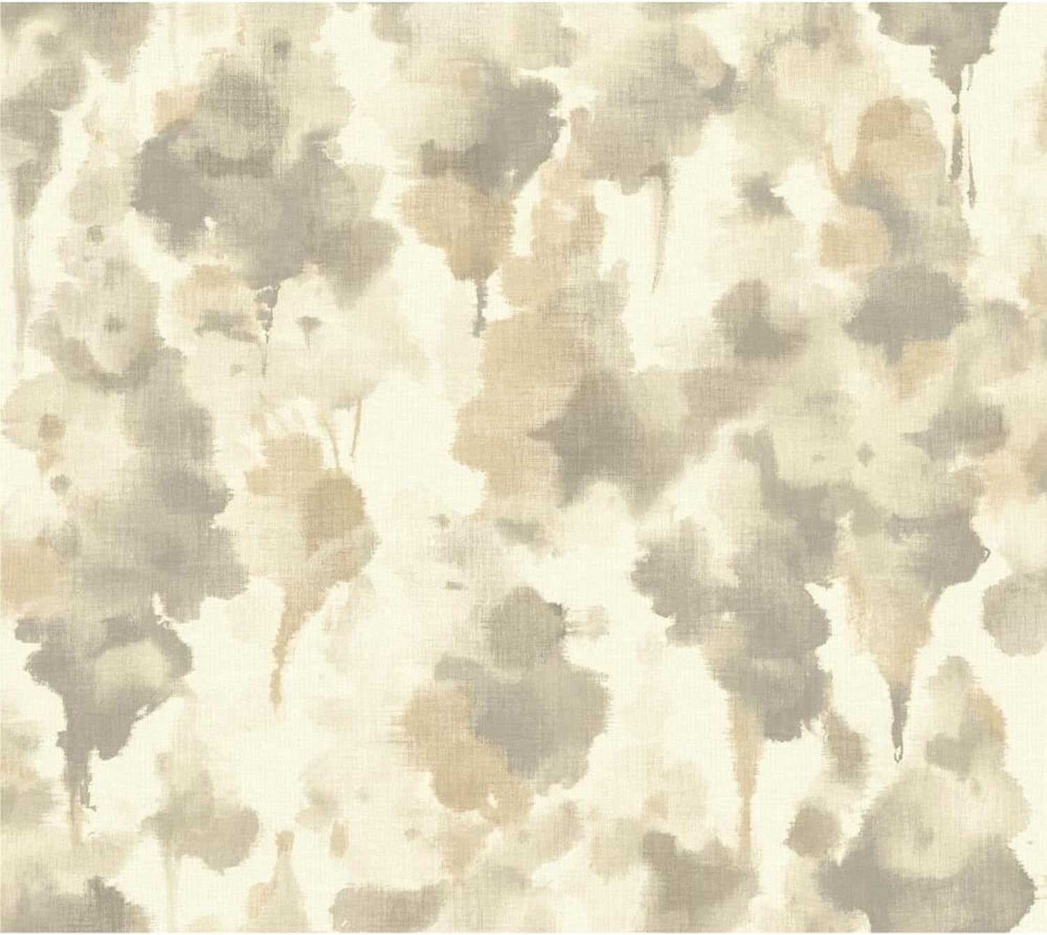 York Wallcoverings CZ2466 Candice Olson Mirage Wallpaper white taupe gold