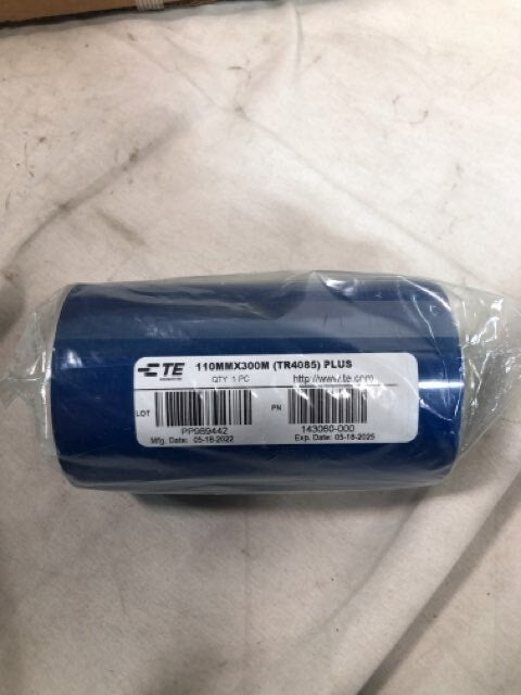 Thermally Transfer Ribbon 110MMX300M Black 4.33" X 984"