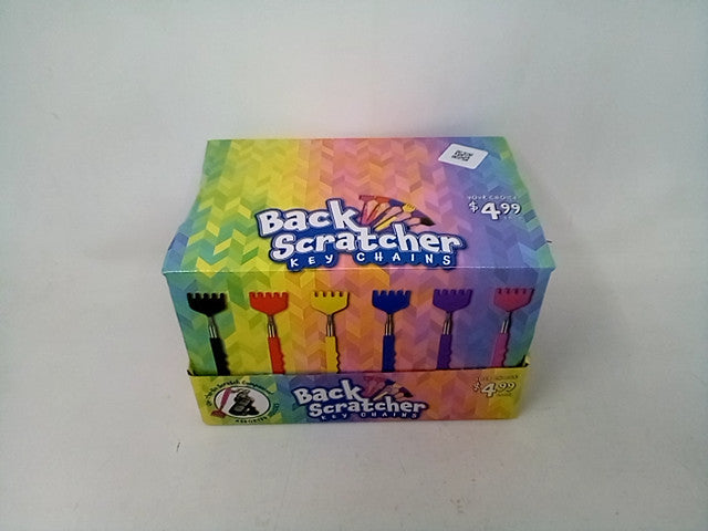 Hi-Way Distributing Back Scratcher Key Chaings Display Case of 21