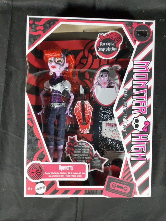 2025 Monster High Operetta Boo-riginal Creeproduction Fashion Doll w/accessories