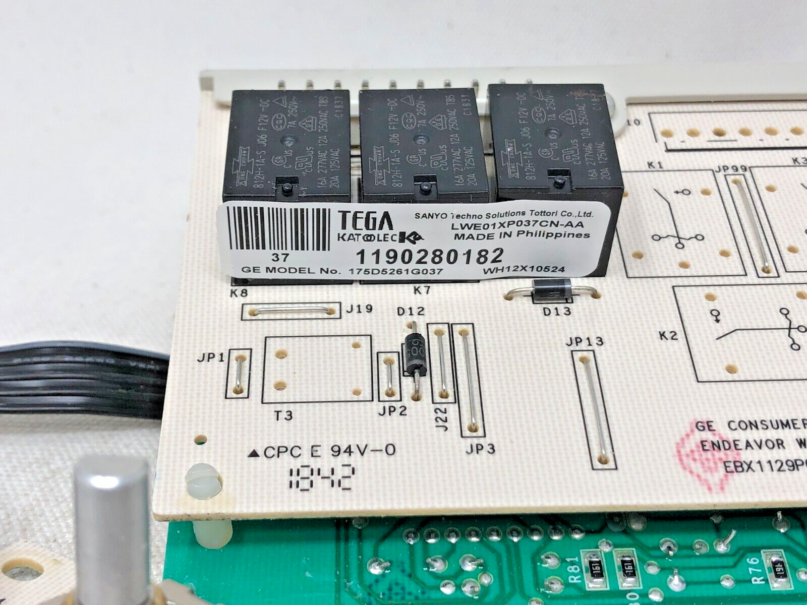 GE WH12X10524  Washer Control