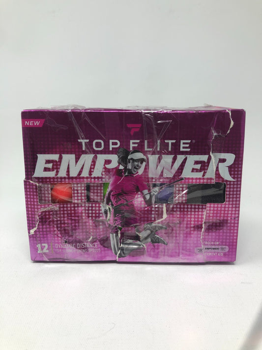 Top Flight Empower ~ 9-Pack Golf Balls for Dynamic Distance (Partially Used)