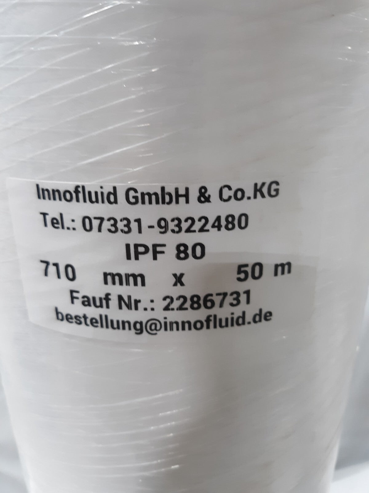 Innofluid Gamble & Co Filter Paper 710mm x 50m IPF-80
