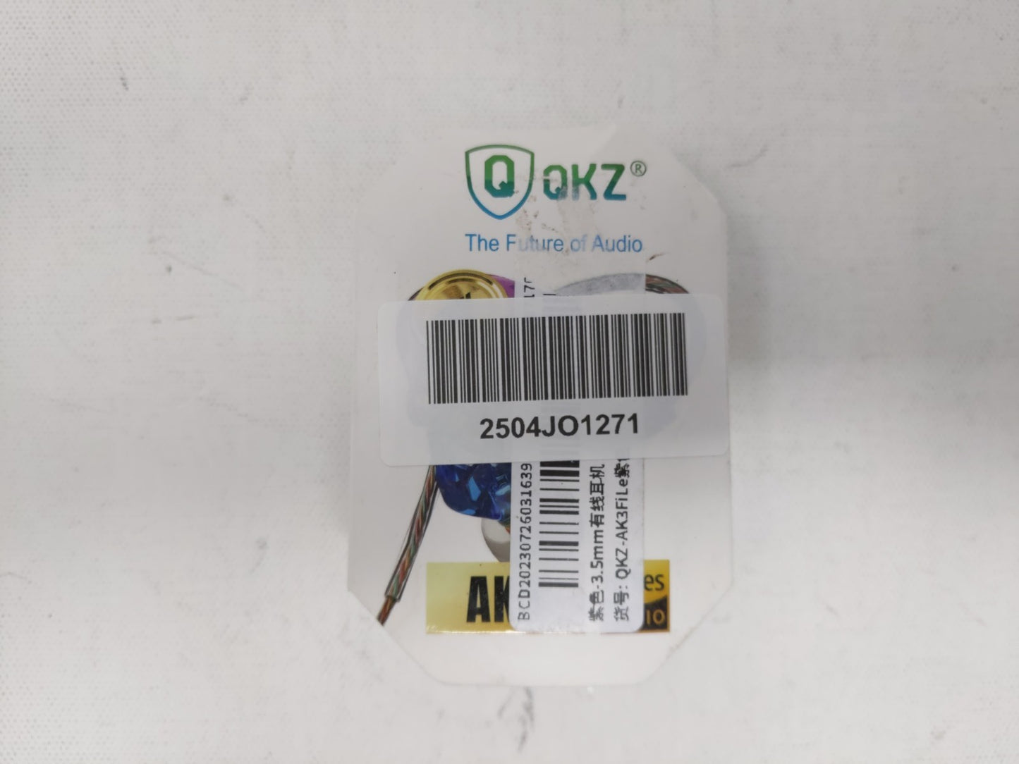 QKZ AK3 Corded and Looped Earbuds Great for Gaming Purple