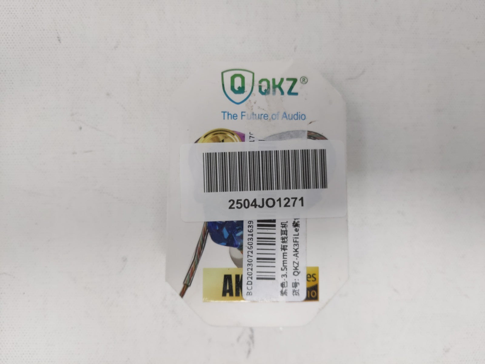 QKZ AK3 Corded and Looped Earbuds Great for Gaming Purple