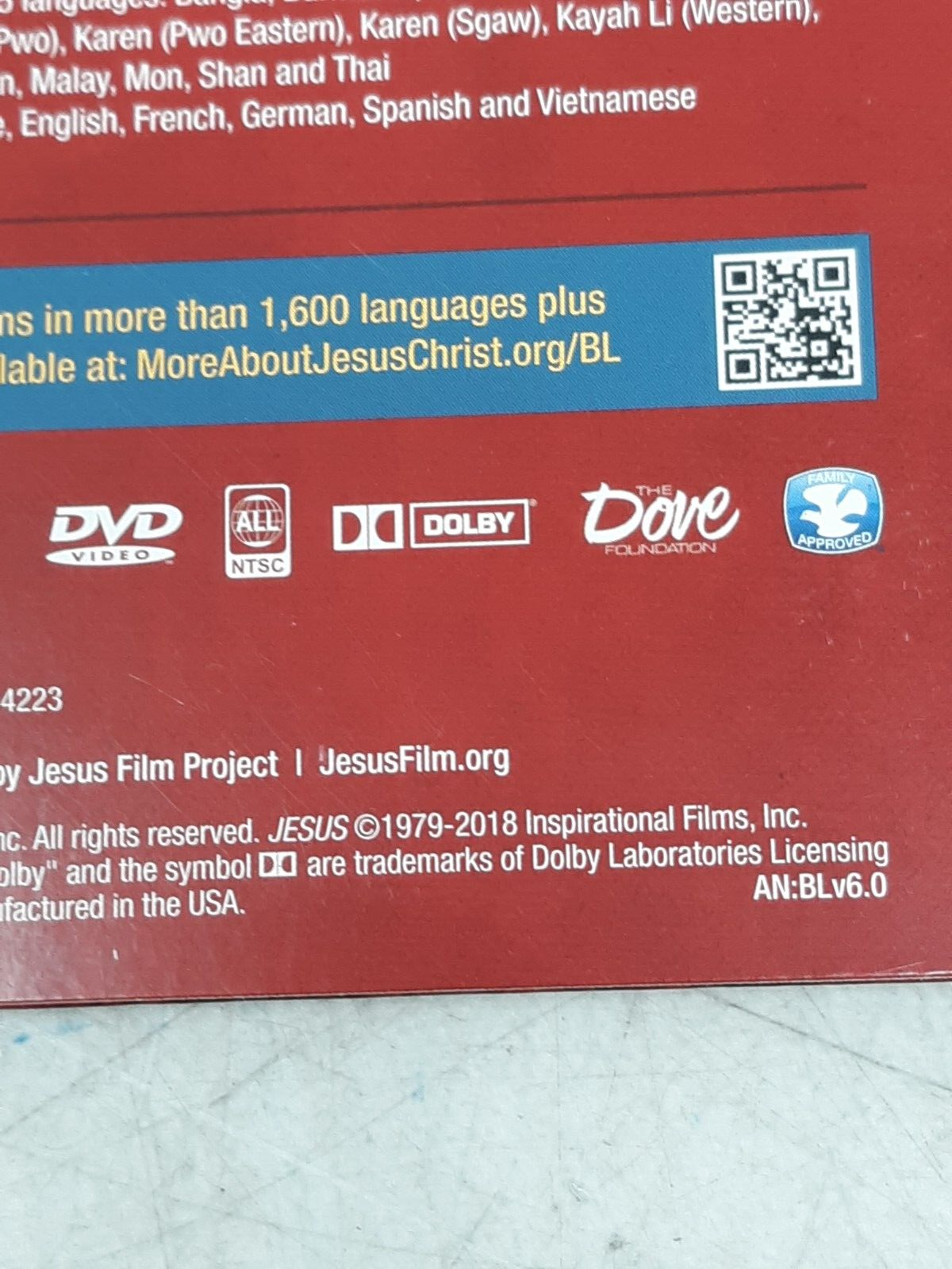 Jesus (Jesus Film Project, DVD)