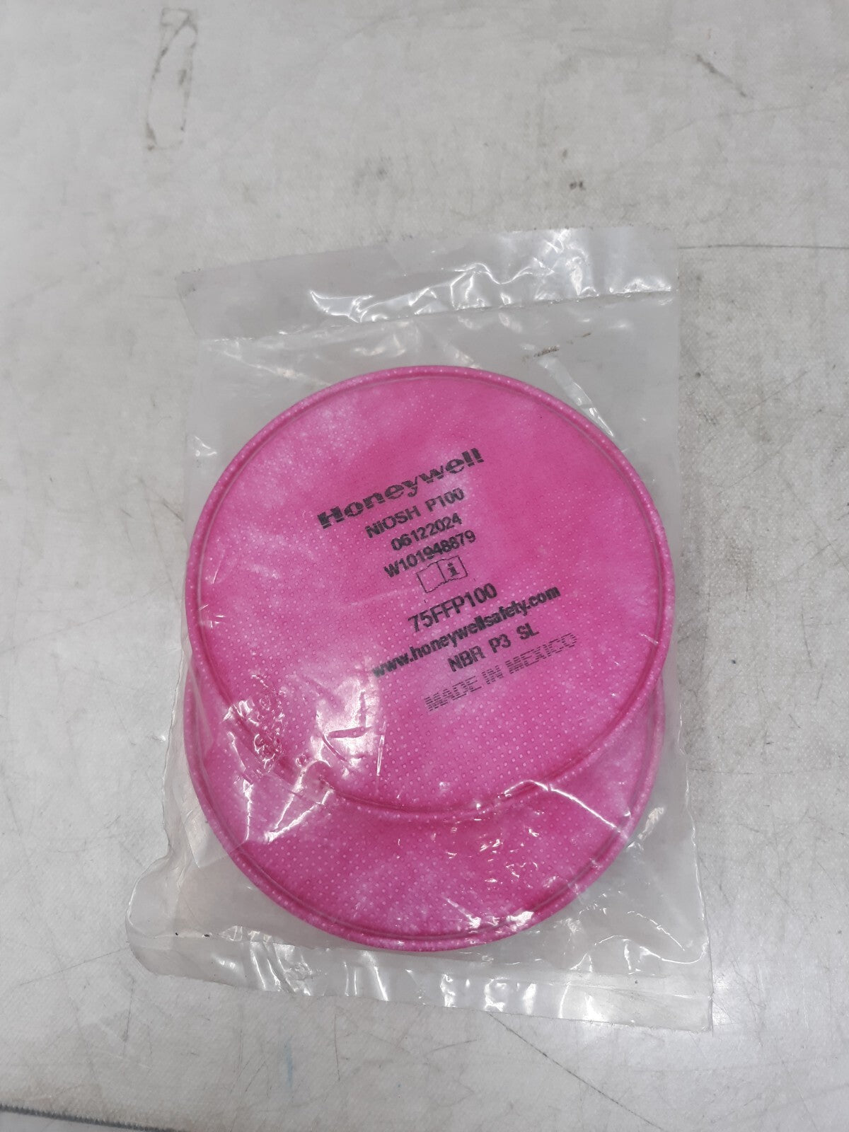 Lot of 2 Honeywell 75FFP100 Low Profile Pancake Filter