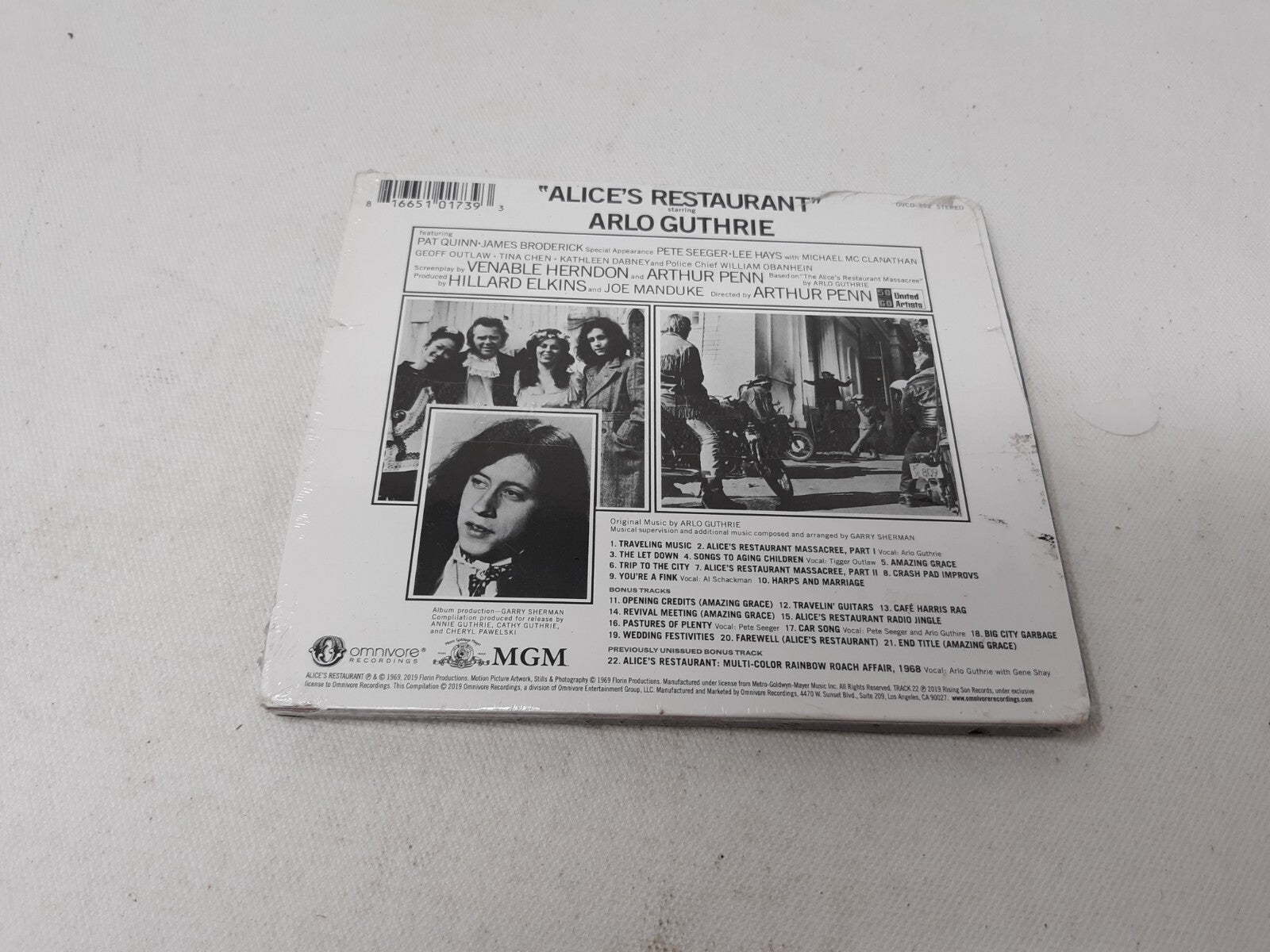 Alice's Restaurant: Original Mgm Motion Picture Soundtrack by Arlo Guthrie (CD,