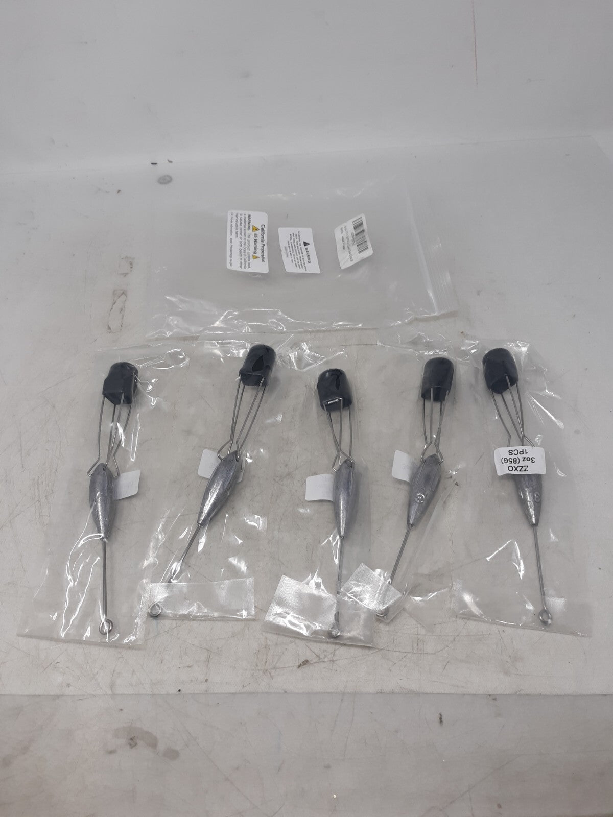 ZZXO Sputnik Surf Sinkers 3oz 85g Breakaway Sea Fishing Weights Lot of 5