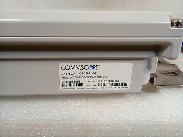 Commscope CBC7821-DF Triplexer 700-750/850/AWS DCpass