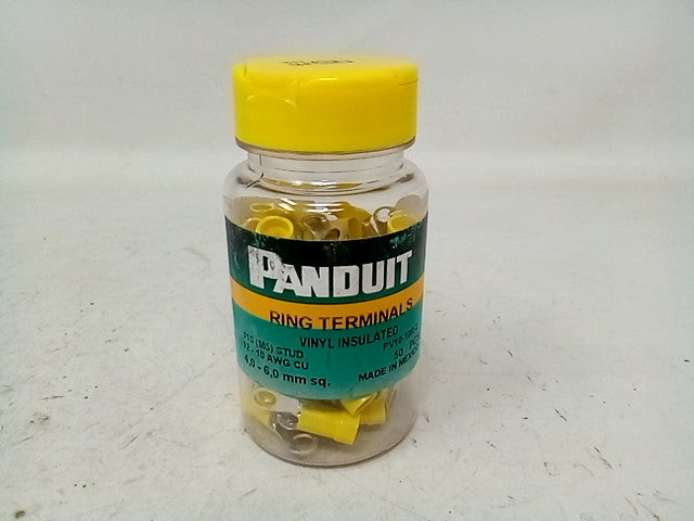 PANDUIT VINYL INSULATED RING TERMINALS - 50 PCS