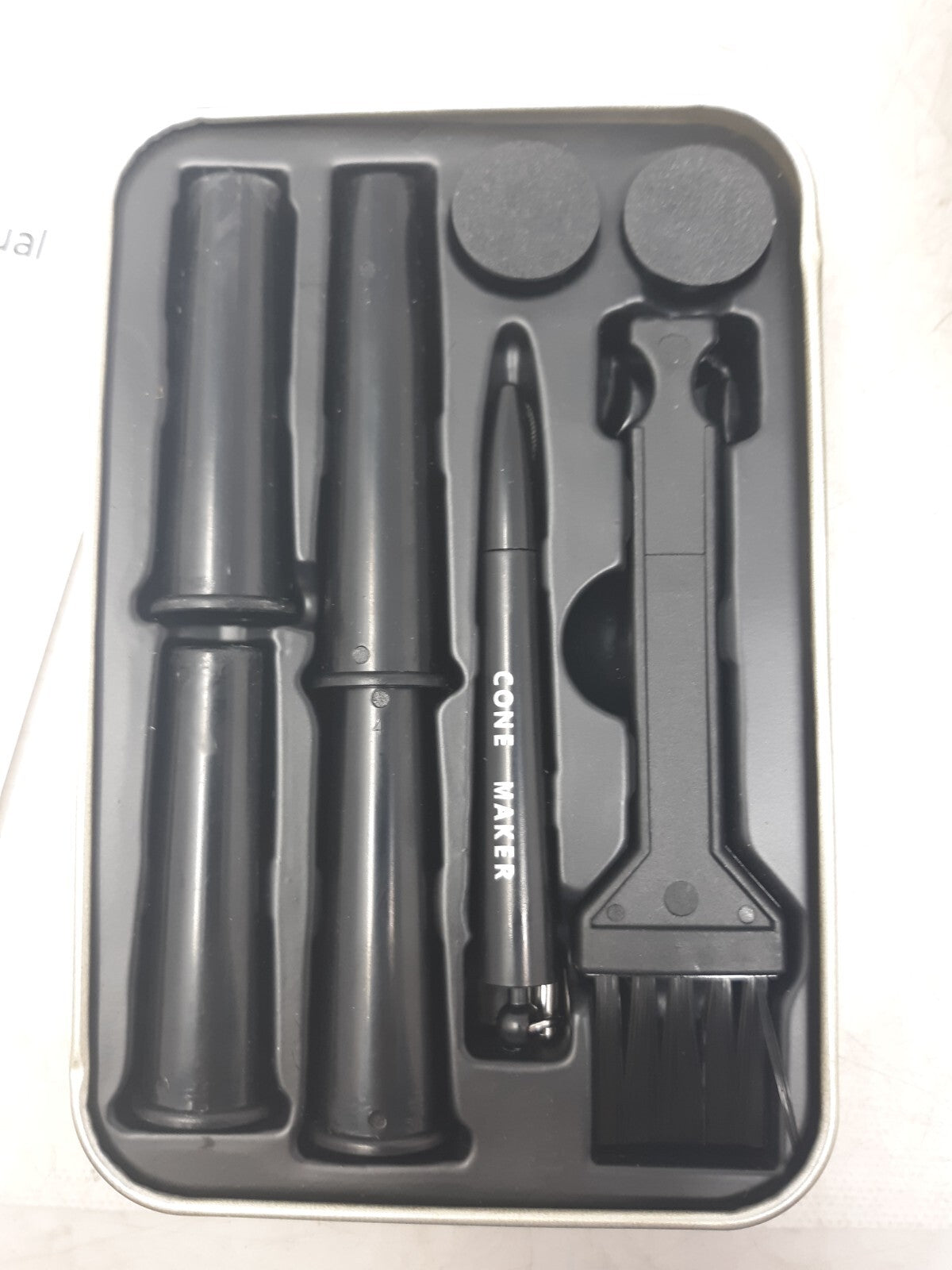 G-Pin Rolling Console Tray with Accessories - Unique Skull Design