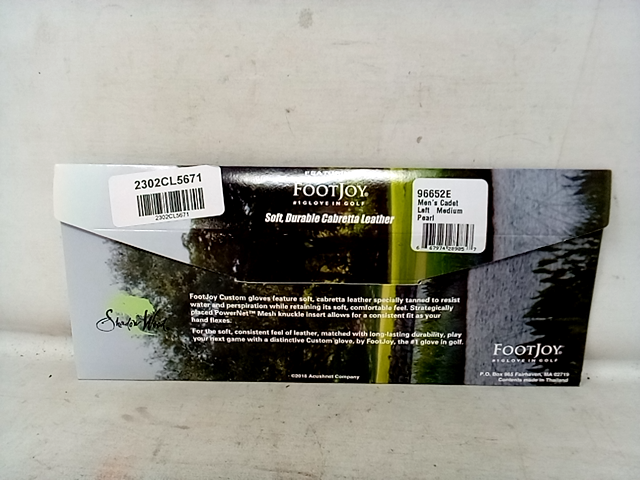 Foot Joy Shadow Wood Men's Cadet Medium 96652E Left, Pearl Color