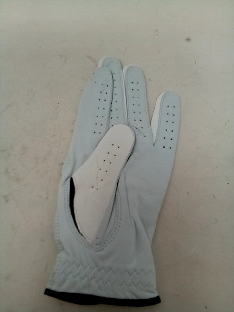 MG Golf Tech Grip Ladies Left Small Golf Glove - White - Cabretta Leather