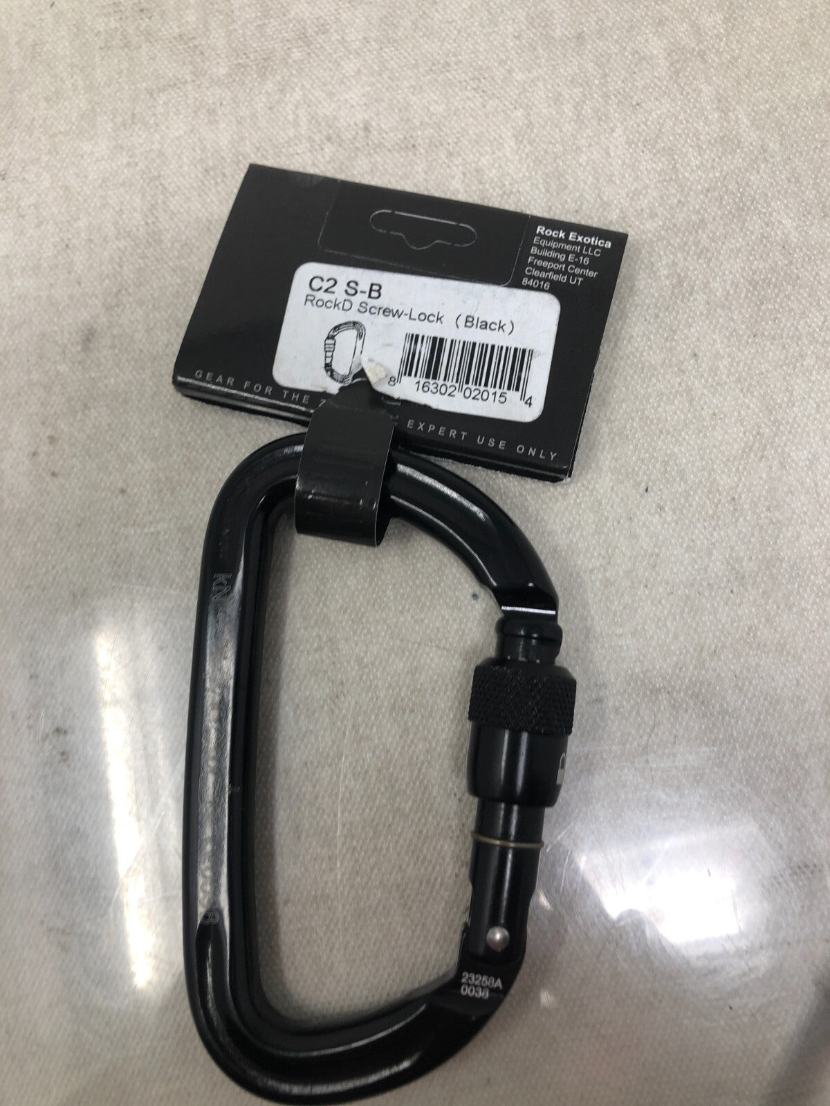 Rock Exotica C2SB RockD Screw Lock Carabiner