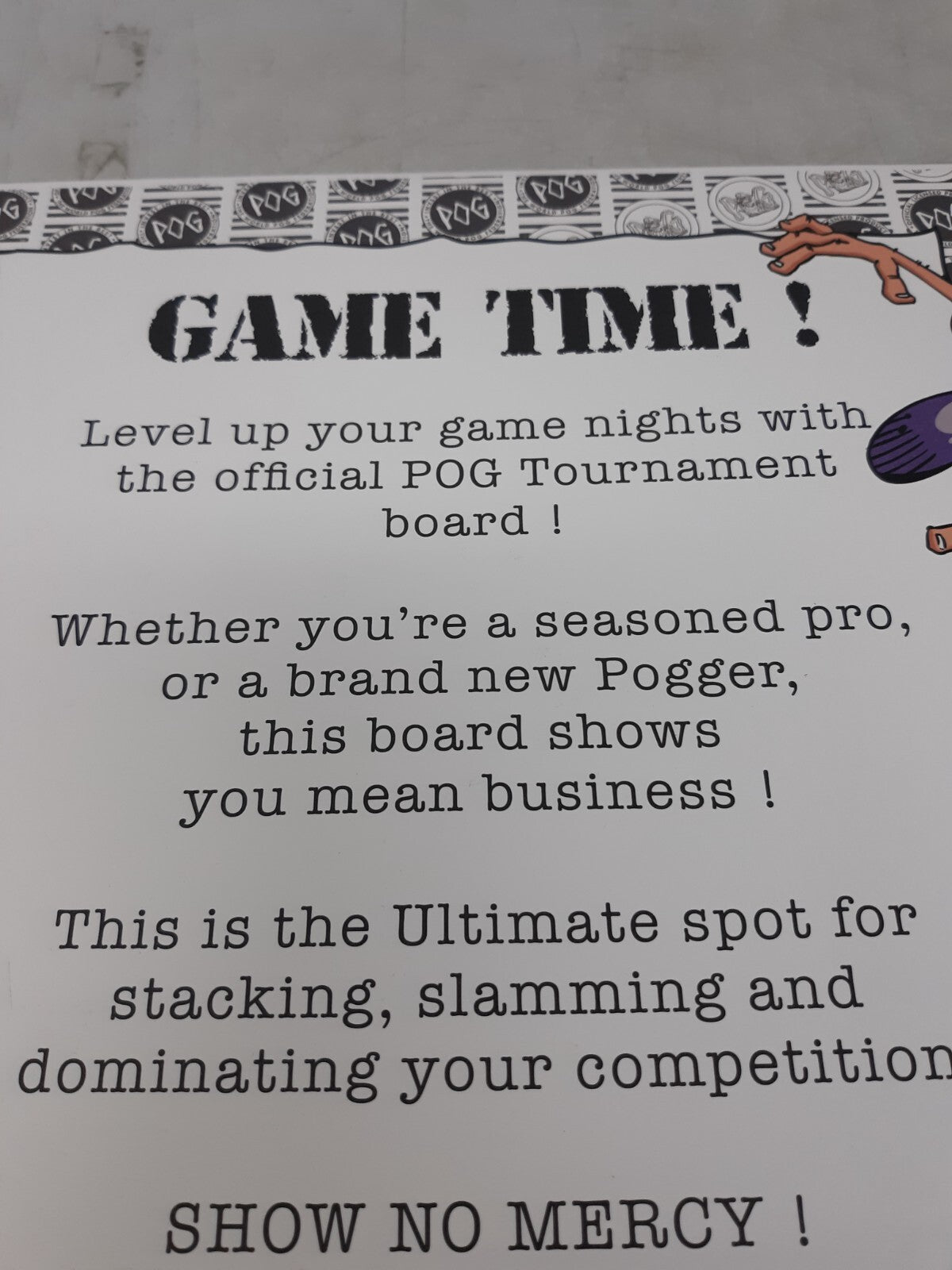 2024 Limited Edition POG Tournament Game Board