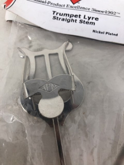 APM Trumpet Lyre Nickel Plated