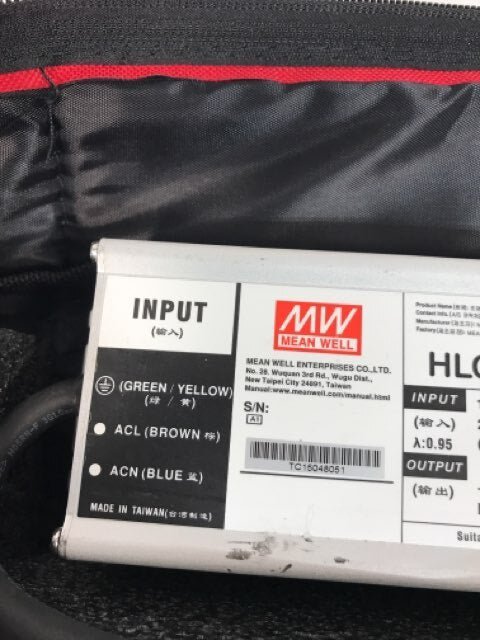 MeanWell HLG-240H-24 LED Power Supply Driver with Mounting Accessories and Case