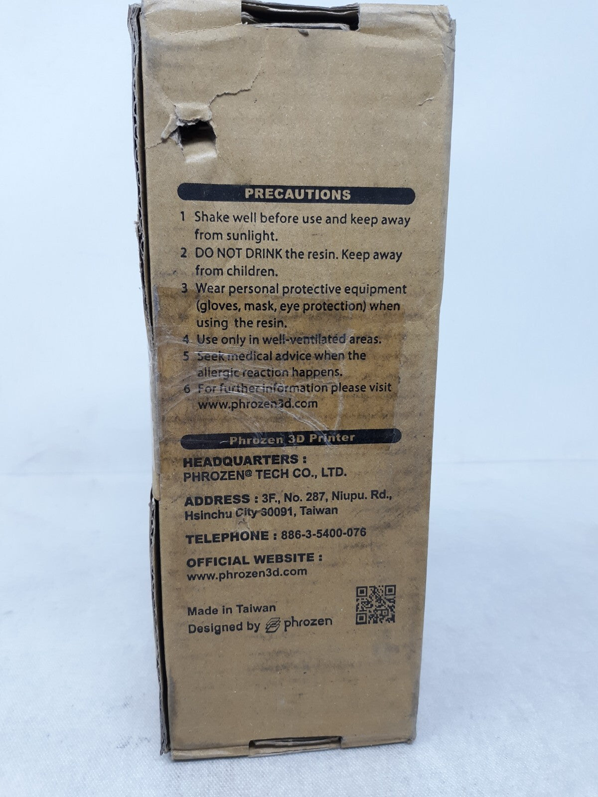 PHROZEN 3D Printer Water-Washable Rapid Resin Model Black XY Resolution 0.030mm