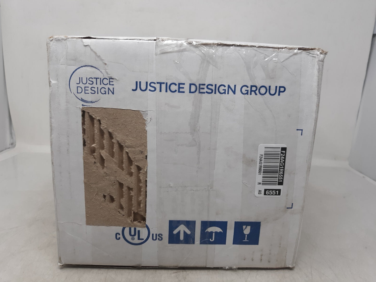 Justice Design CER-2190-BIS Ambiance Zia 1 Light 12 inch Bisque Wall Sconce