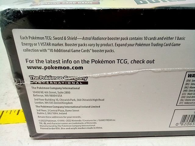 Pokemon TCG: Sword & Shield - Astral Radiance Build and Battle Stadium