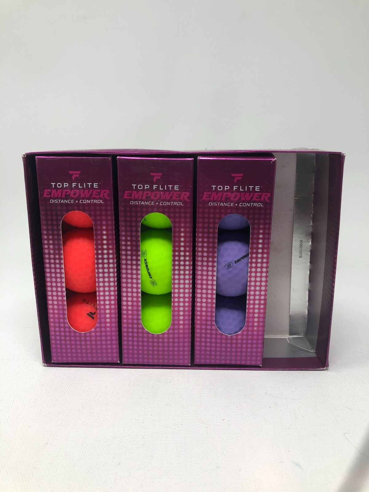 Top Flight Empower ~ 9-Pack Golf Balls for Dynamic Distance (Partially Used)