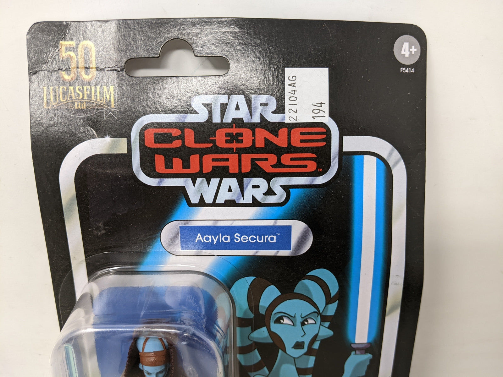 Star War the Clone Wars Aayla Secura Action Figure. - VC217