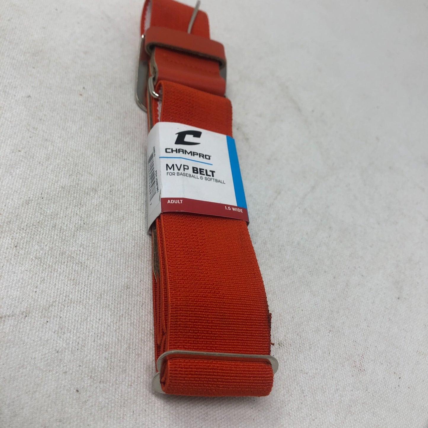 Champro Adult MVP Leather Baseball Belt - Orange 1.5 Wide