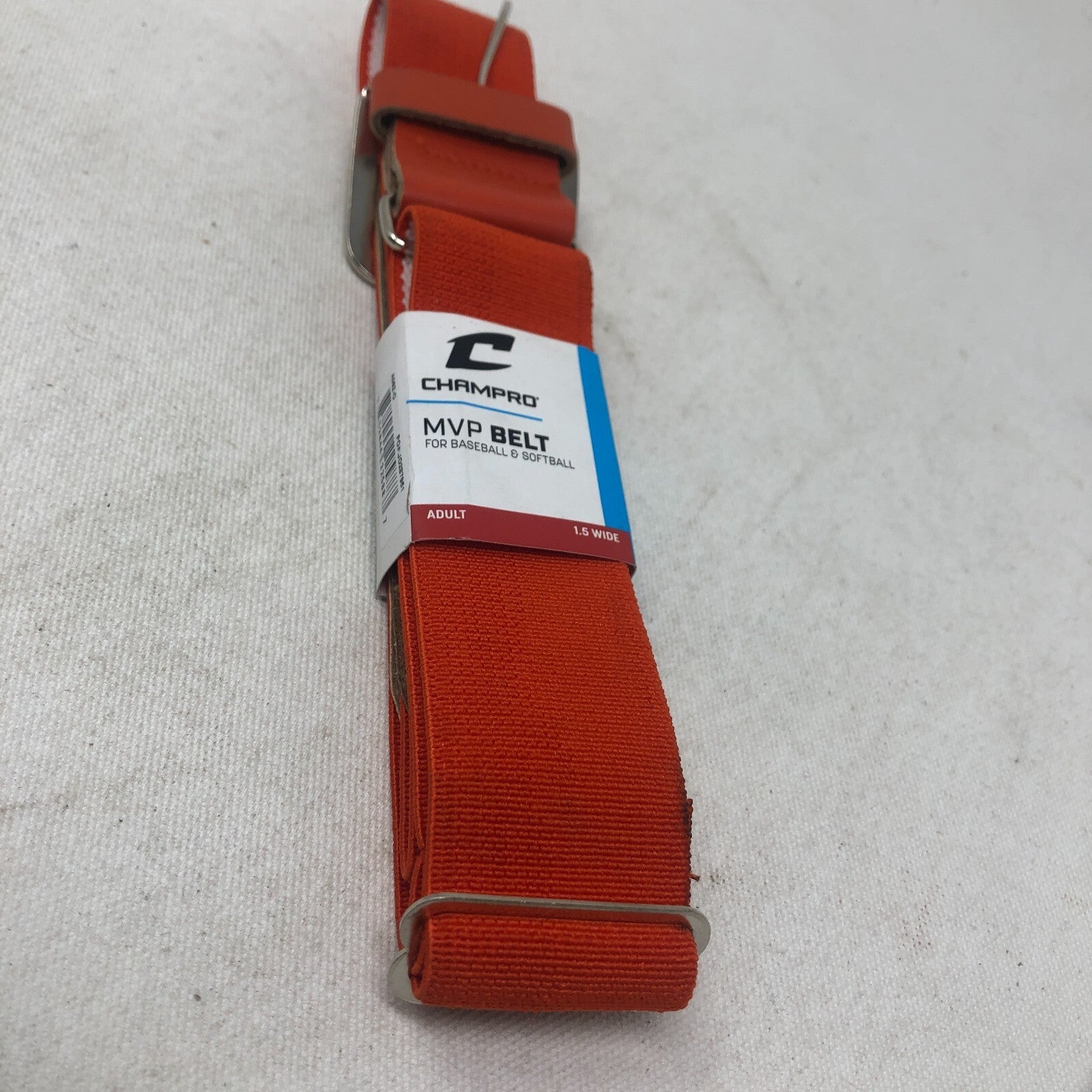 Champro Adult MVP Leather Baseball Belt - Orange 1.5 Wide