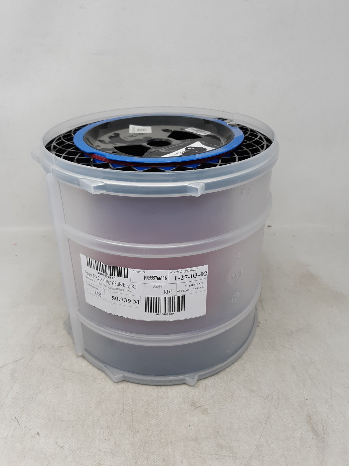 Corning Optical Cable 2000m 6600 ft Single Fibre Tight Buffer Indoor 2.0mm Fiber