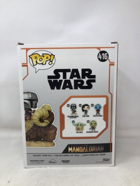 Funko Pop Star Wars the Mandalorian The Mandalorian & the Child on Bantha 416