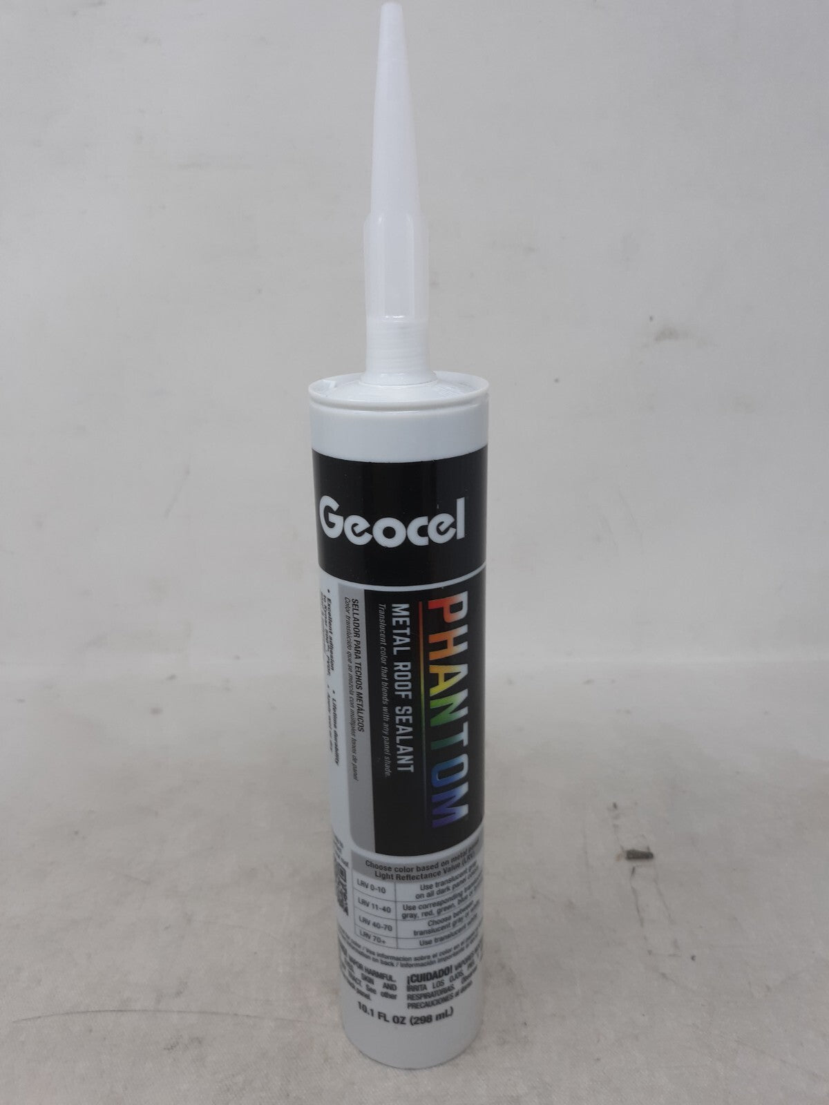 Geocel Phantom Gray  Metal Roofing and Siding Construction Sealant 10oz