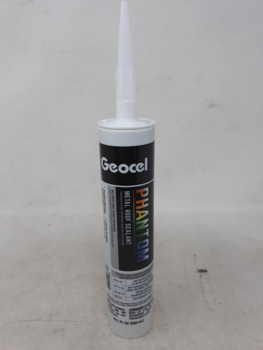 Geocel Phantom Gray  Metal Roofing and Siding Construction Sealant 10oz