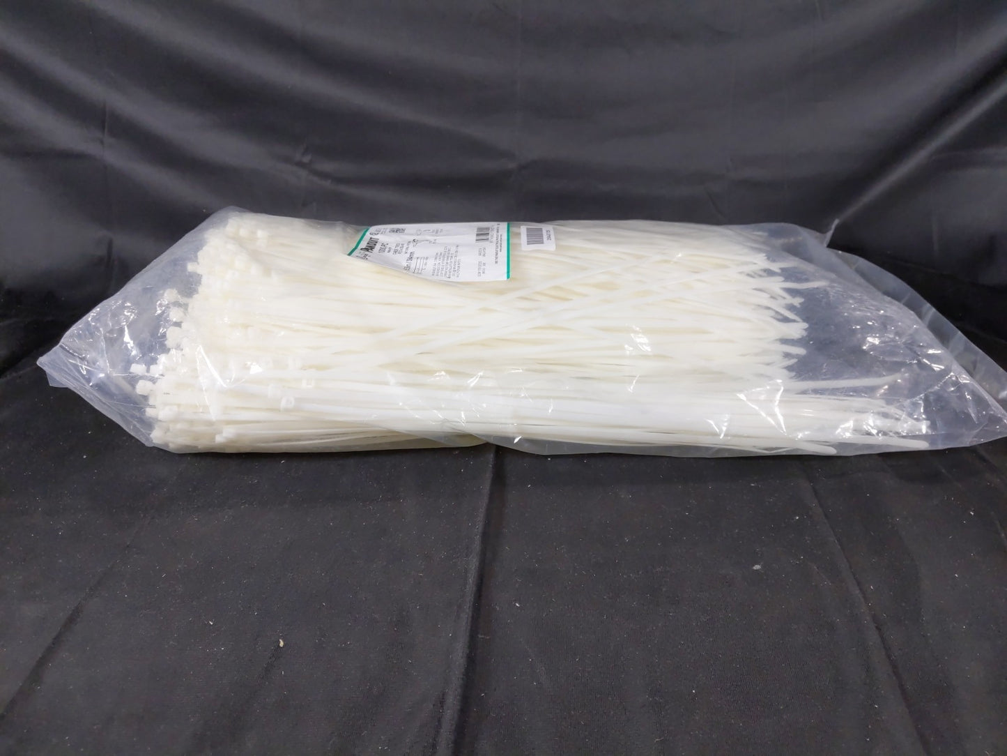 Panduit White Zip-Ties 1000 15" Natural Dome-Top Metal Barb Type Cable Ties