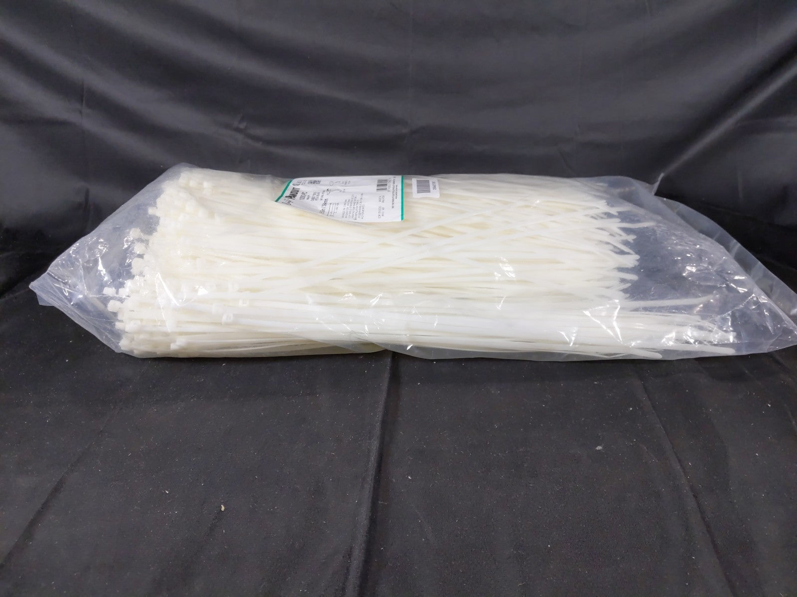 Panduit White Zip-Ties 1000 15" Natural Dome-Top Metal Barb Type Cable Ties