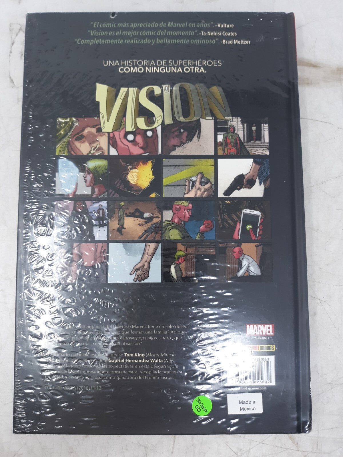 Vision Hardcover - Tom King - Marvel - Panini Comics - Spanish