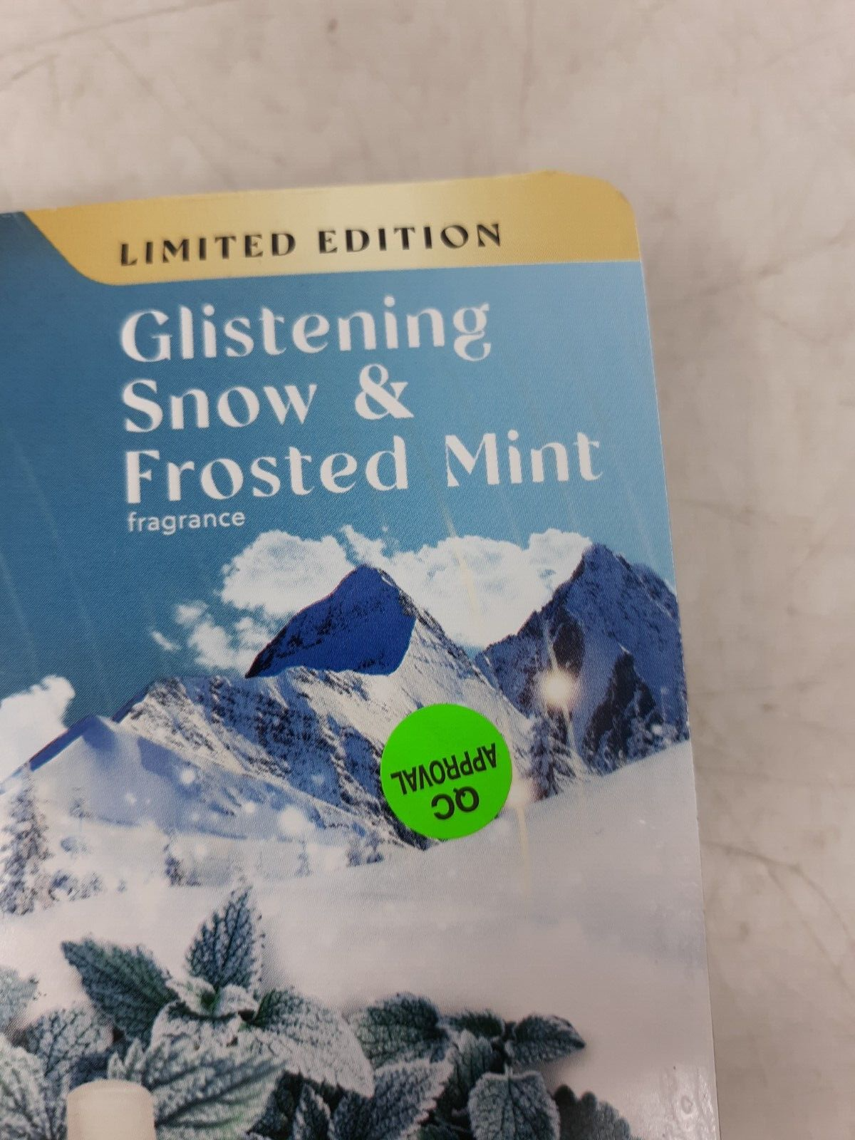 Air Wick Essential Oil 5 Refills -Limited Edition Glistening Snow & Frosted Mint