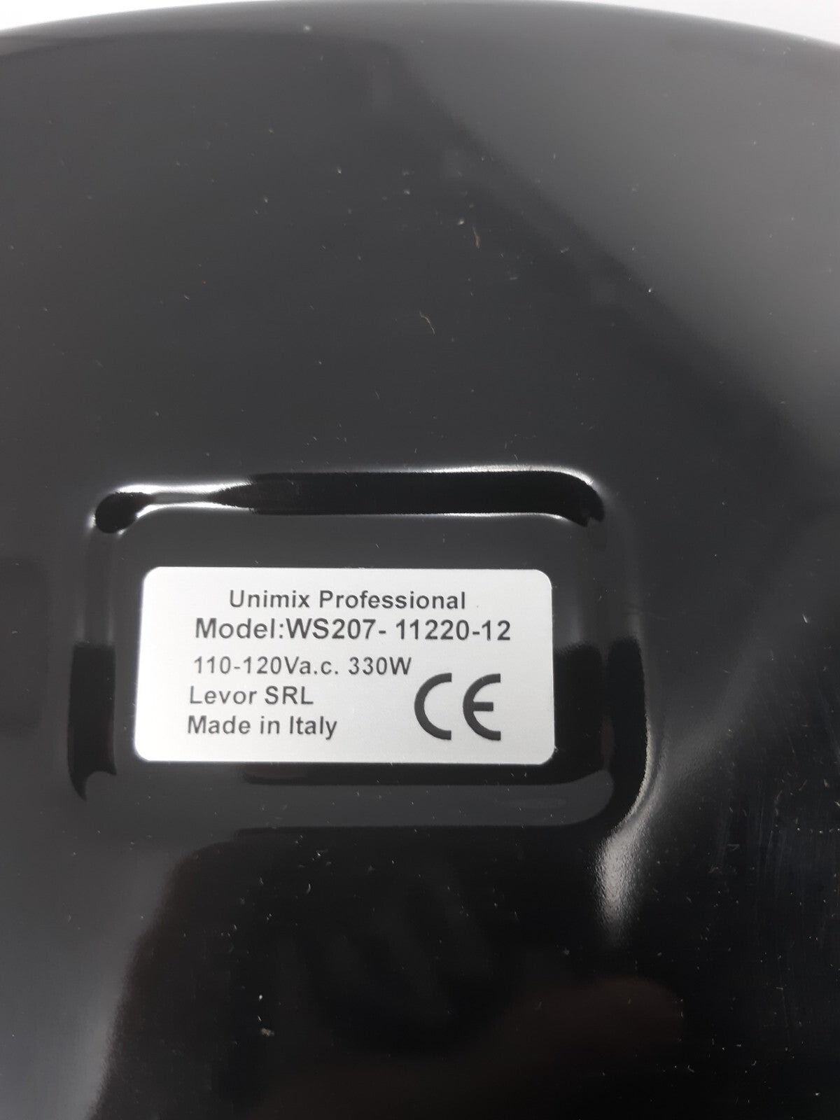 Unimix Color Machine 110/115 V Black - Model: WS207-05421-86