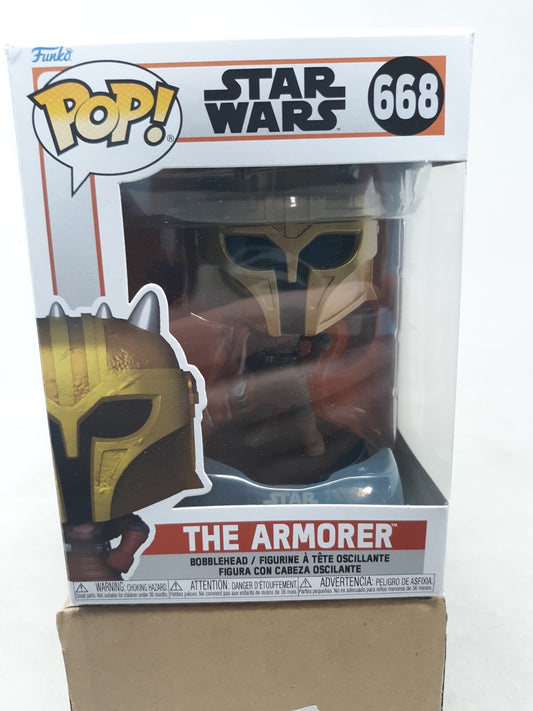 Funko Pop Star Wars : The Mandalorian Season 3 - The Armorer # 668