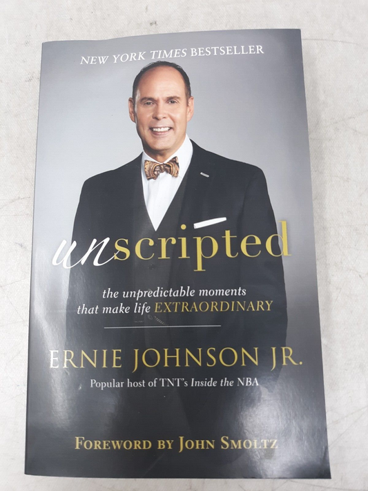 Unscripted By Ernie Johnson Jr. Hardcover Book, Inside The NBA Host